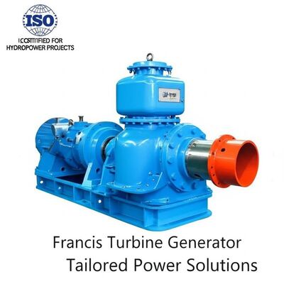 Customized Hydro Units Francis Hydro Turbine with Brushless Excitation and Copper-core Cables