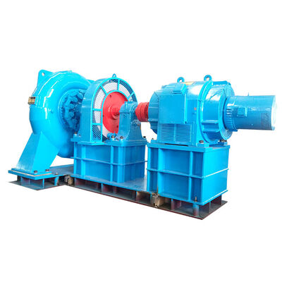 Small water Francis Hydro Turbine 50kw-20MW 400V-6300V Horizontal Generator