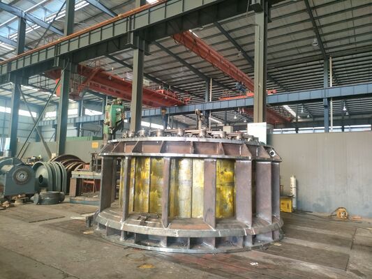 Kaplan Hydro Turbine with Adjustable Guidevanes Carbon Steel Housing and Vertical Water Inlet for Hydropower Projects