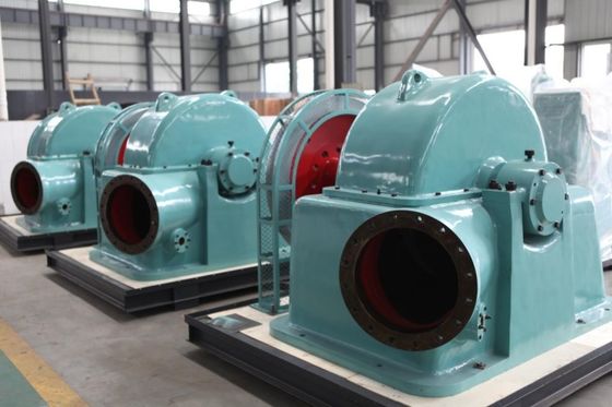 550KW Stainless Steel Runner Turgo Impulse Turbine with 103m Head for Micro Hydro Generator