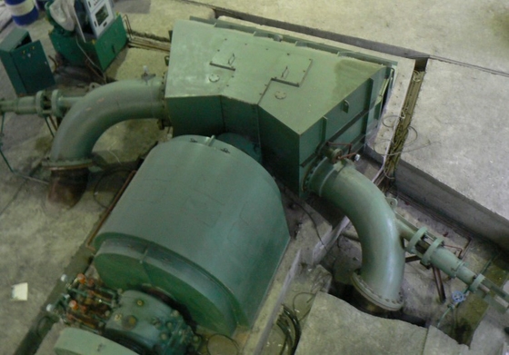 92% Efficiency Micro Horizontal Pelton Turbine 2800kw For Hydro Power Plant