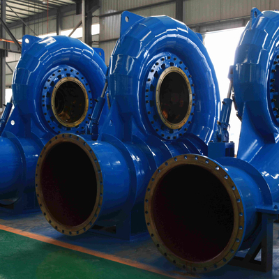 5Mw Francis Vertical Hydro Turbine 120m Water Head Variable Pressure